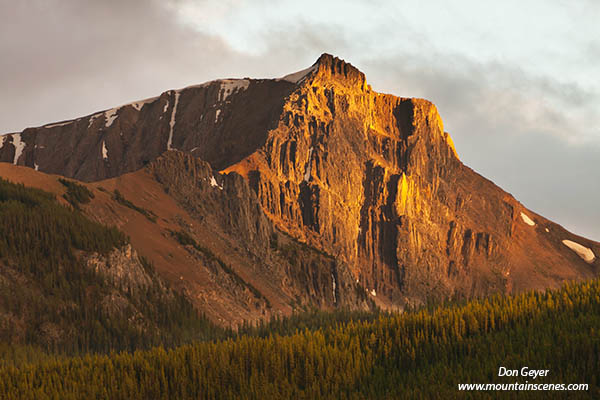 Image of Evening light on Storm Mountain