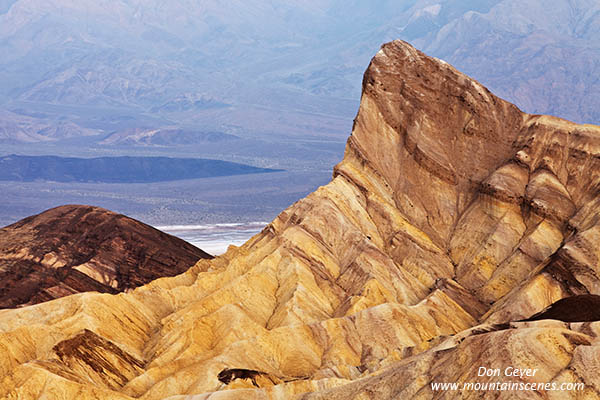 Image of Manly Peak from Zabriske Point, Death Valley