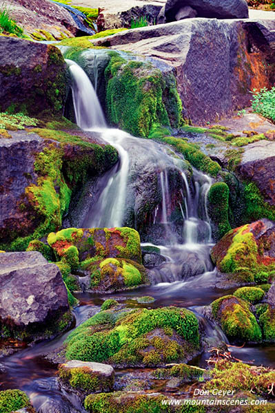 Image of waterfall near Boulder Pass