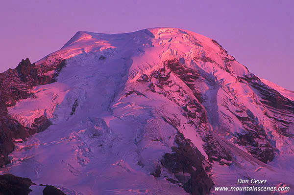 Image of Evening Light on Mount Baker