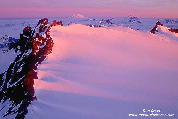 Image of Early Light on Neve Glacier