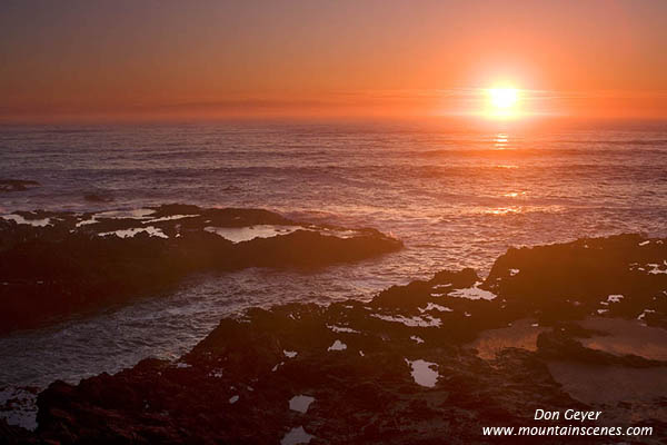 Image of Sunset at Cape Perpetua