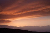 Image of dramatic sunset, Death Valley