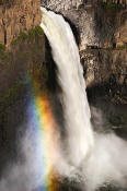 Image of Palouse Falls and Rainbow