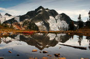 Image of Whatcom Peak reflection, Tapto Lakes, Pickets, North Cascades