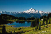 Image of Glacier Peak above Image Lake