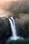 Image of Snoqualmie Falls at Sunrise