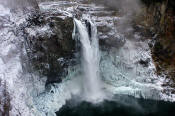 Image of Snoqualmie Falls in Winter