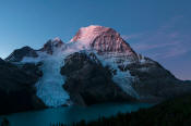 Image of Mount Robson and Berg Lake at dawn