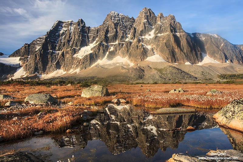 Image of The Ramparts reflection, Tonquin Valley