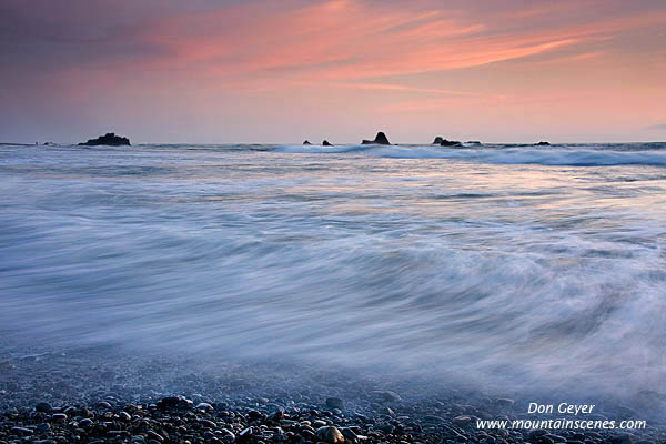 Image of Ruby Beach at Sunset