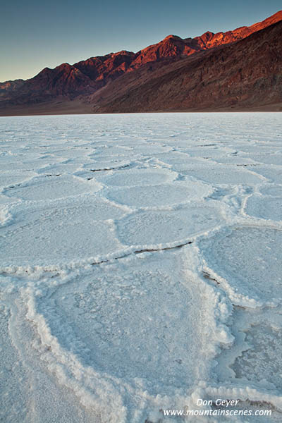 Image of Badwater Salt Pan, Amargosa Range, Death Valley
