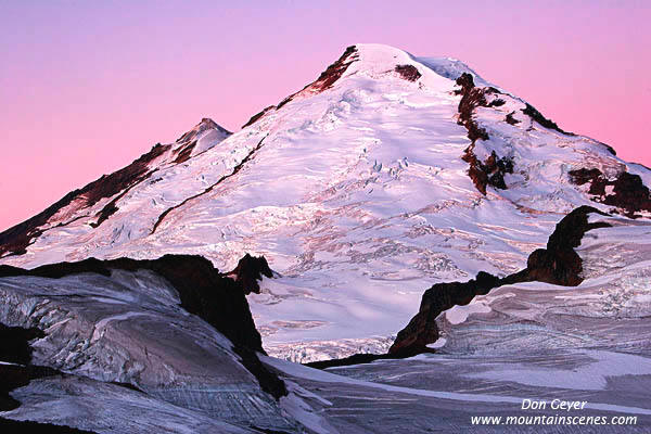 Image of Early light on Mount Baker