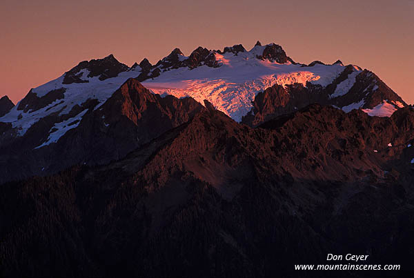Image of Mount Olympus at Sunset