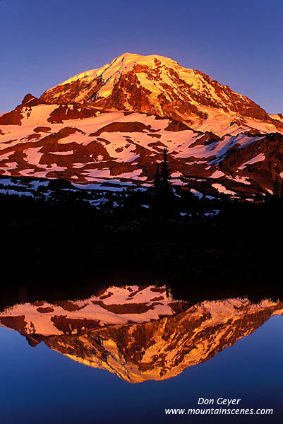 Image of Mount Rainier Reflection