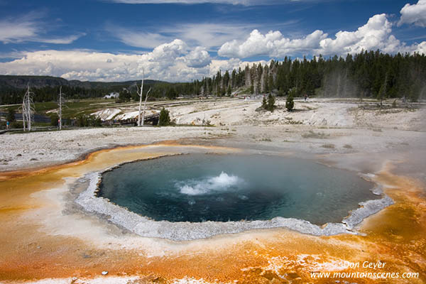 Image of Crested Pool, Yellowstone National Park.