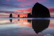 Image of Cannon Beach at sunset