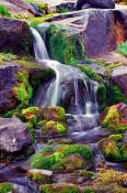 Image of waterfall near Boulder Pass.