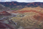 Image of the Painted Hills at Sunset, John Day
