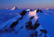 Image of Icy Peak above Clouds, North Cascades
