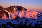 Image of Early Light on Mount Challenger, Morth Cascades