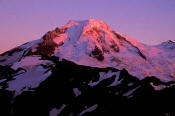 Image of Evening Light on Mount Baker, Skyline, North Cascades