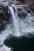Image of Snoqualmie Falls in Winter