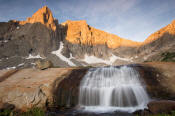 Image of waterfall in Cirque of the Towers, Wind Rivers