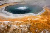 Image of Crested Pool in Yellowstone National Park.